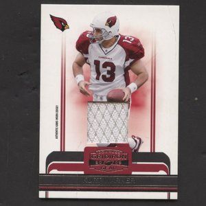 2006 DONRUSS GRIDIRON GEAR KURT WARNER JERSEY RELIC CARD ARIZONA CARDINALS